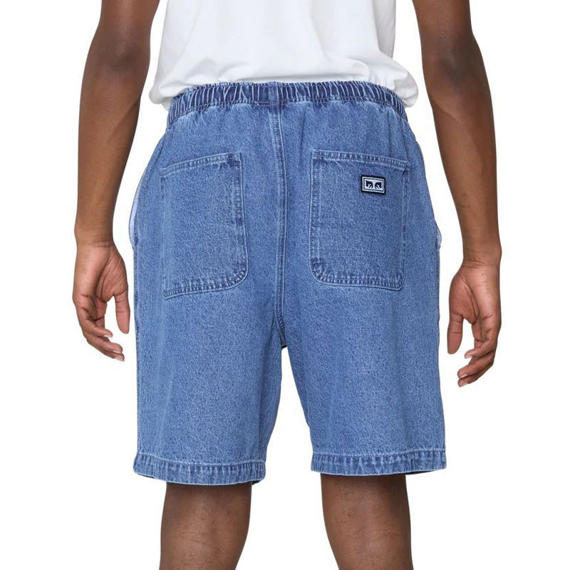 Bermuda Obey: Easy Denim Short (Light Indigo)