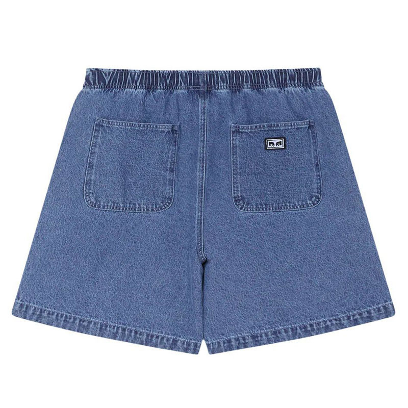 Bermuda Obey: Easy Denim Short (Light Indigo)