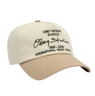 Gorra Obey: Obey Design Studios 5 P Sb (Pale Khak Mul)
