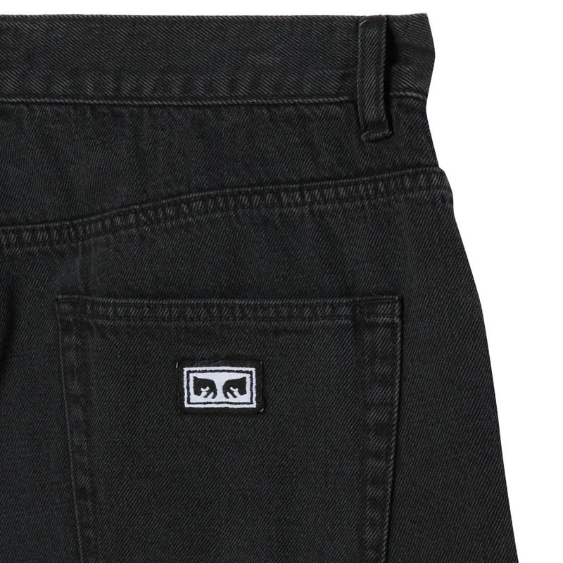 Bermuda Obey: Emerson Denim Short (Washed Black)