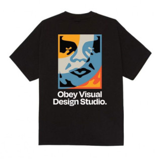 Camiseta Obey: Obey Visual Design Studio (Black)