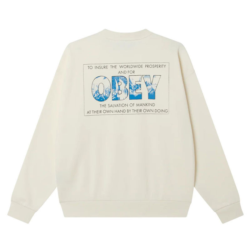 Sudadera Obey: Obey Salvation Crew (Off White)