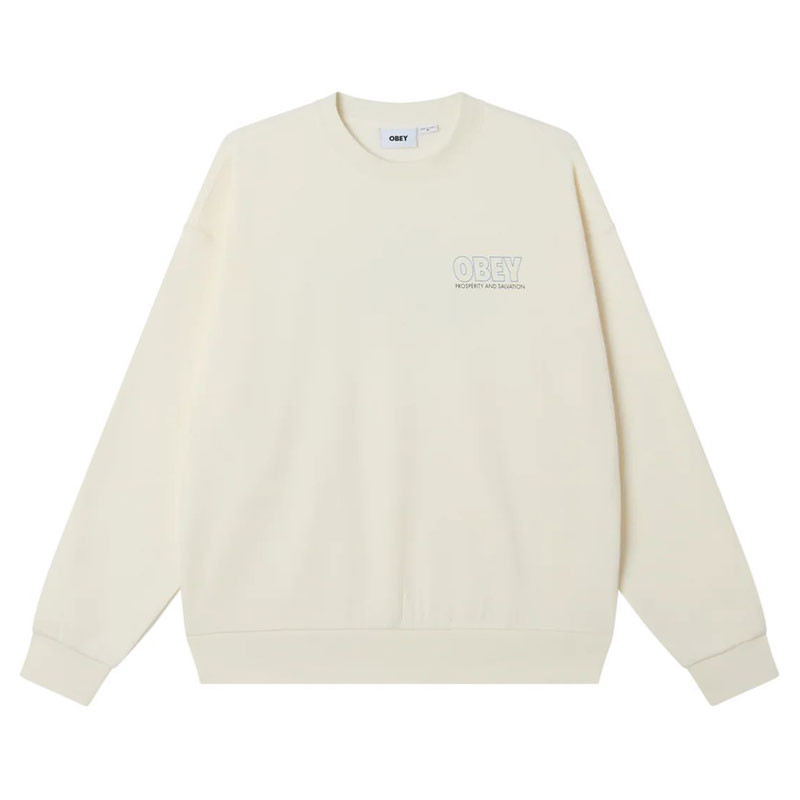 Sudadera Obey: Obey Salvation Crew (Off White)
