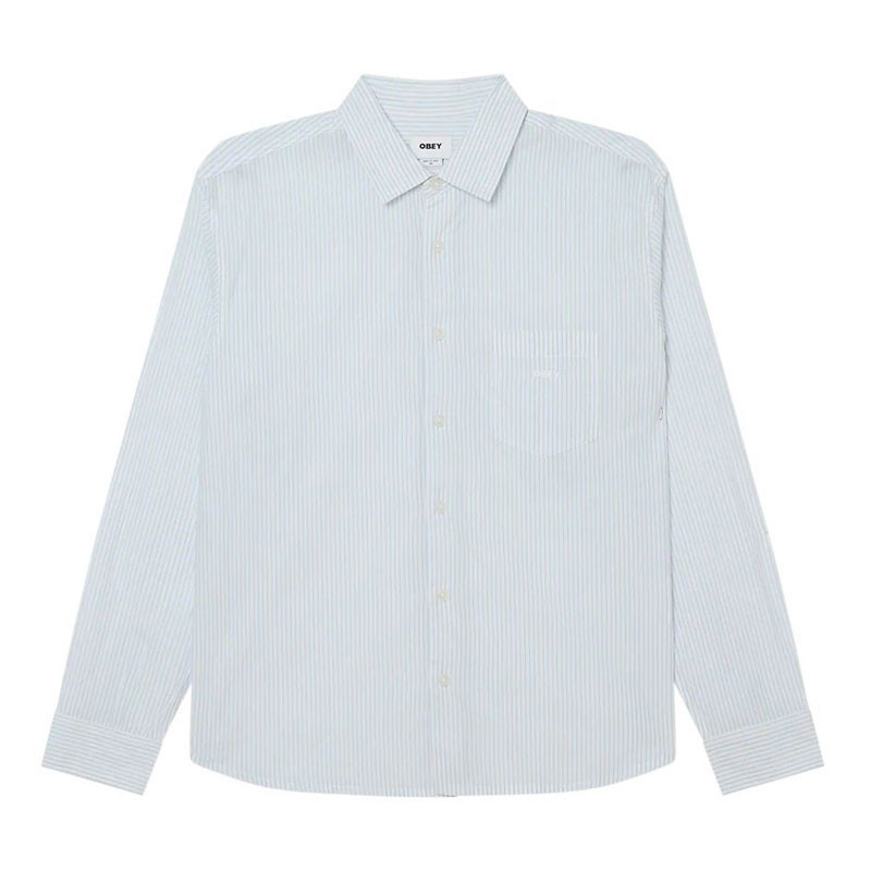 Camisa Obey: Isaac Woven (Sky Blue Multi)