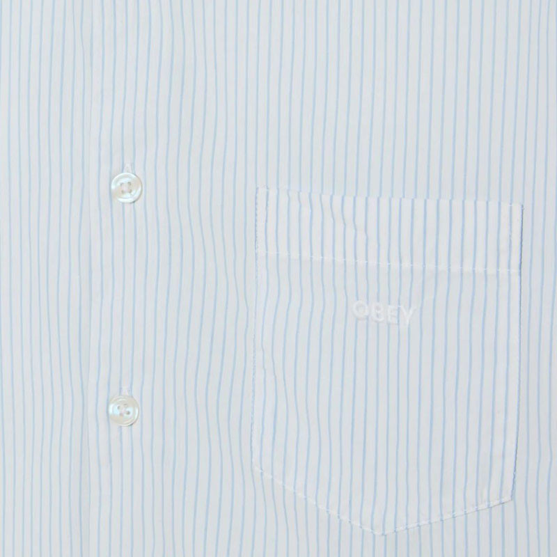 Camisa Obey: Isaac Woven (Sky Blue Multi)