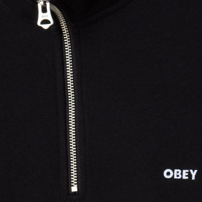 Sudadera Obey: Established Works Bold Mocknk (Black)