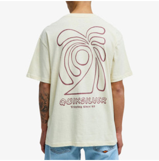 Camiseta Quiksilver: Curve Palm (Bone White)