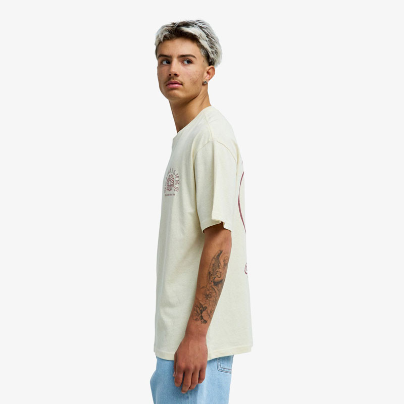 Camiseta Quiksilver: Curve Palm (Bone White)