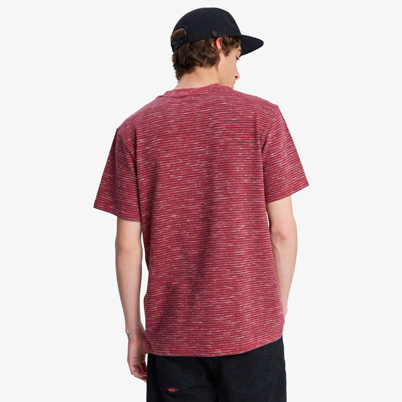 Camiseta Quiksilver: Lopaz Striped SS Pocket (Brnt Rs Lpz Str)