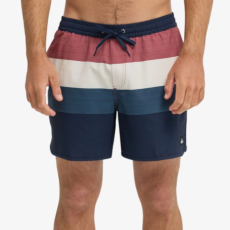 Bañador Quiksilver: Stretch Scallop Volley 16 (Dk Ny Tijuana)