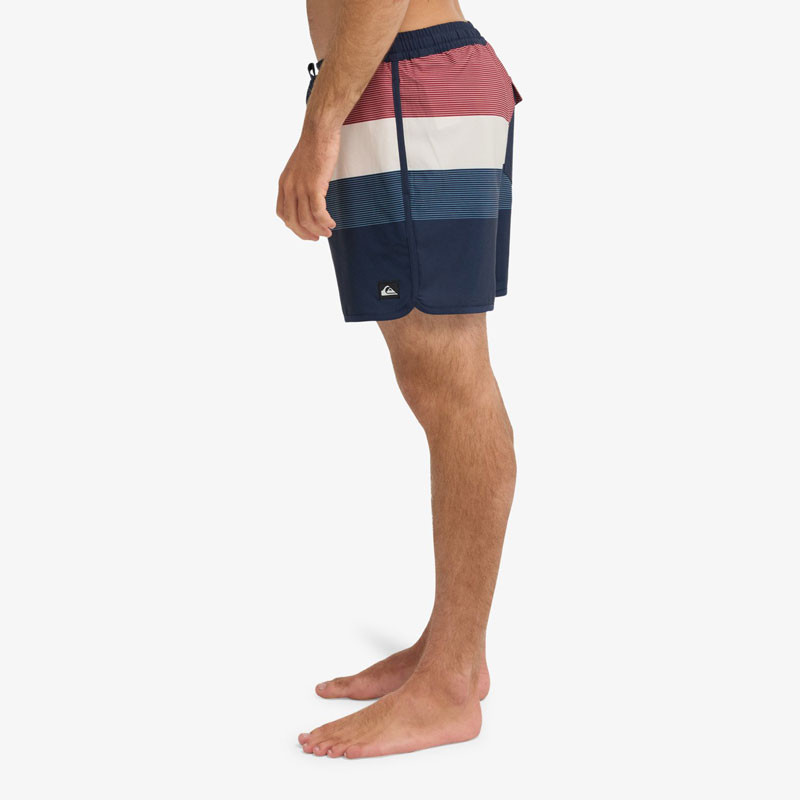 Bañador Quiksilver: Stretch Scallop Volley 16 (Dk Ny Tijuana)