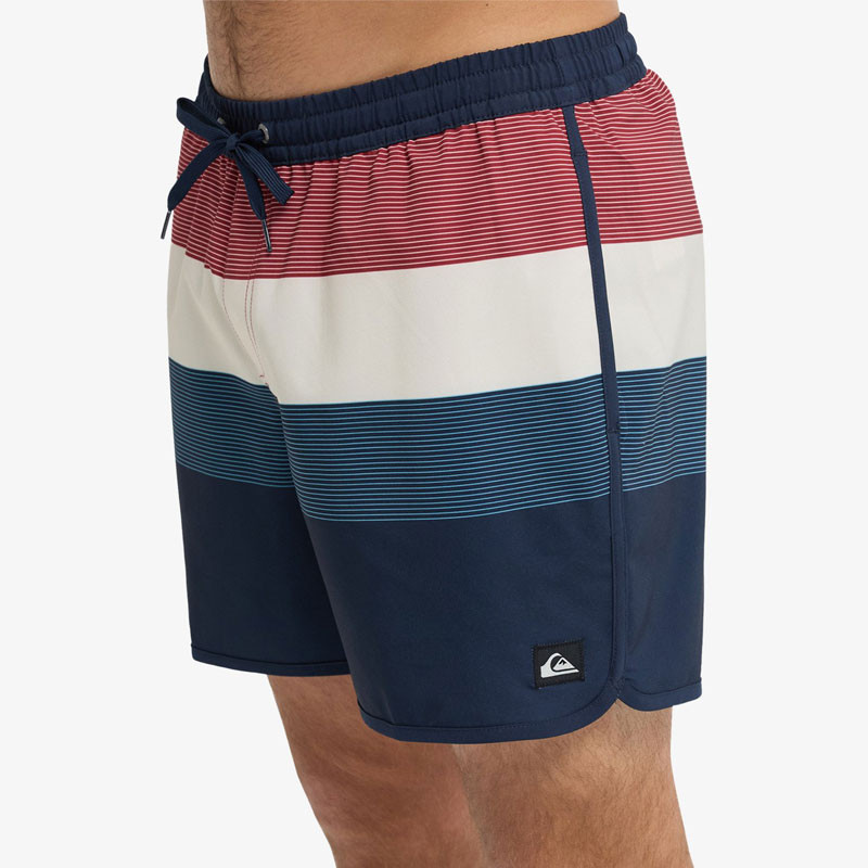 Bañador Quiksilver: Stretch Scallop Volley 16 (Dk Ny Tijuana)