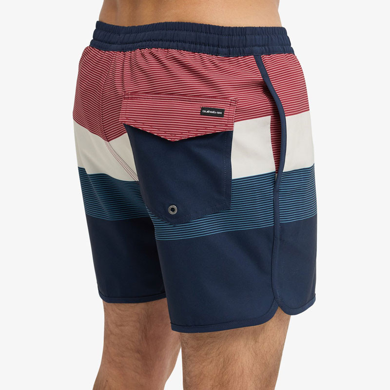 Bañador Quiksilver: Stretch Scallop Volley 16 (Dk Ny Tijuana)