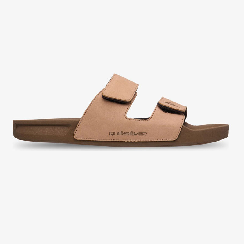 Chanclas Quiksilver: Rivi Leather Double Adjust (Sand)