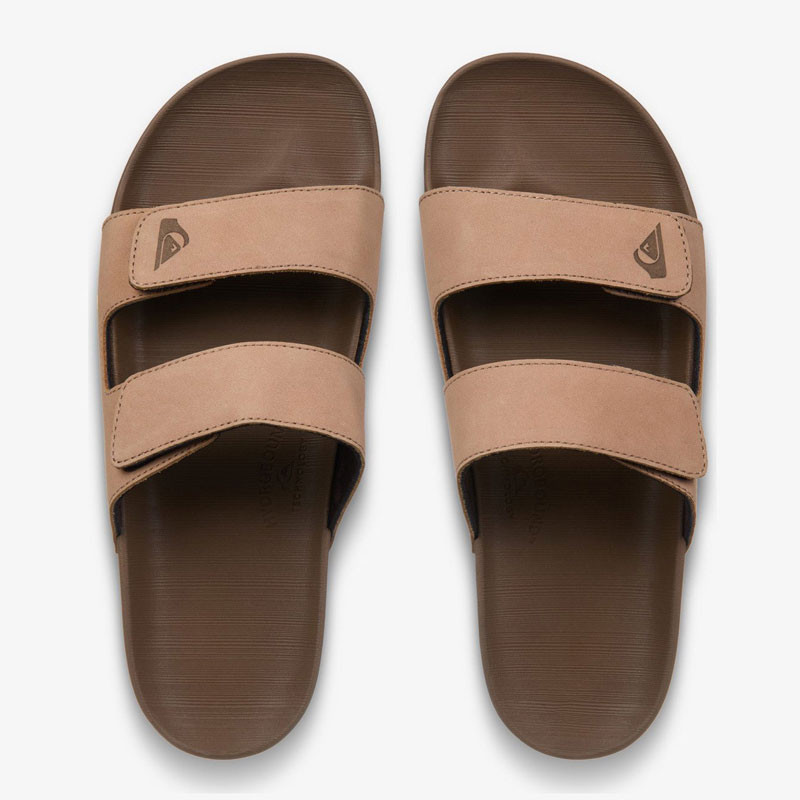 Chanclas Quiksilver: Rivi Leather Double Adjust (Sand)