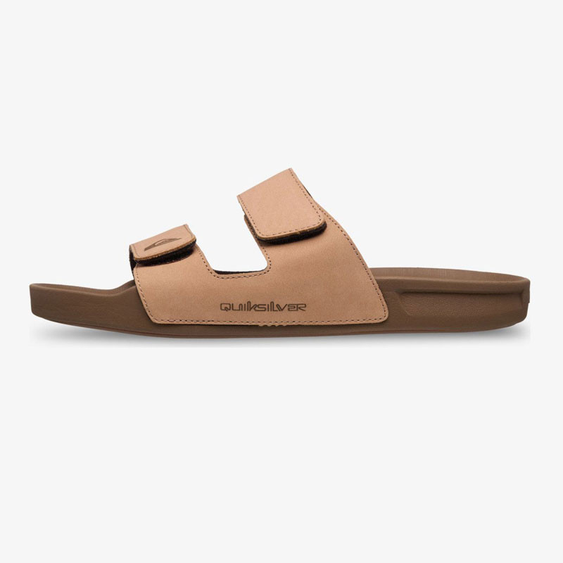 Chanclas Quiksilver: Rivi Leather Double Adjust (Sand)