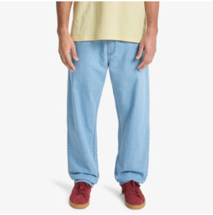 Pantalón Quiksilver: Taxer Regular Denim Pant (2001 Stone Wash)