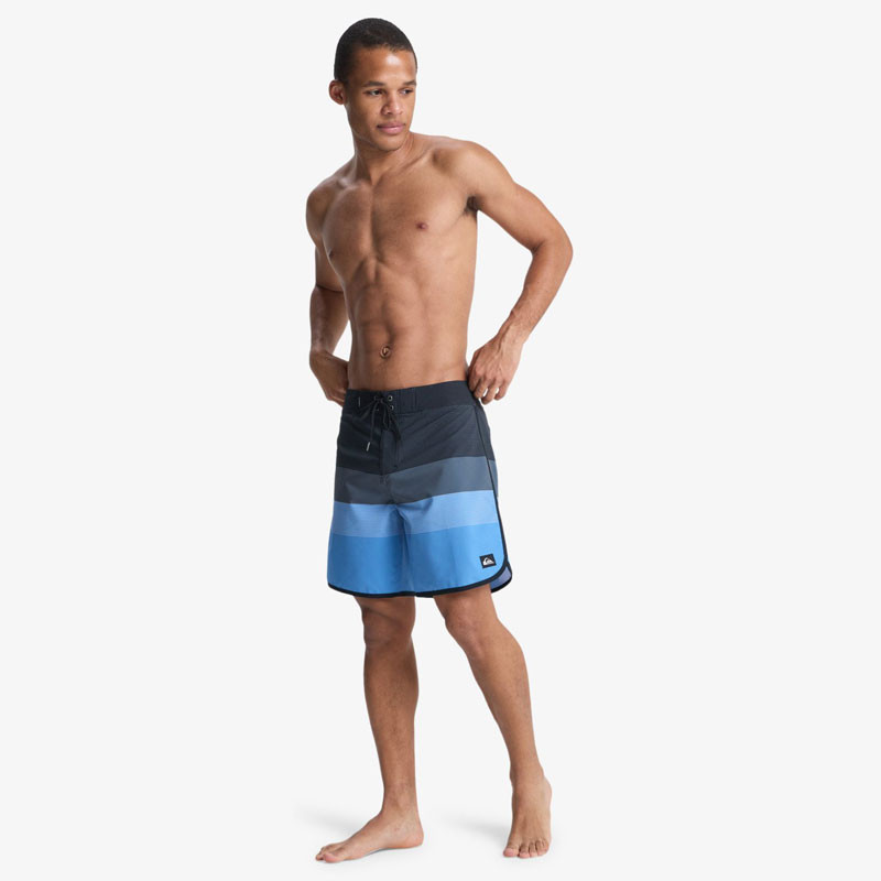 Bañador Quiksilver: Surfsilk Scallop 18 (Black Tijuana)