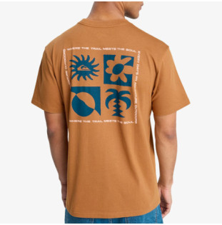 Camiseta Quiksilver: Evo Blossom Of Peace (Tobacco Brown)