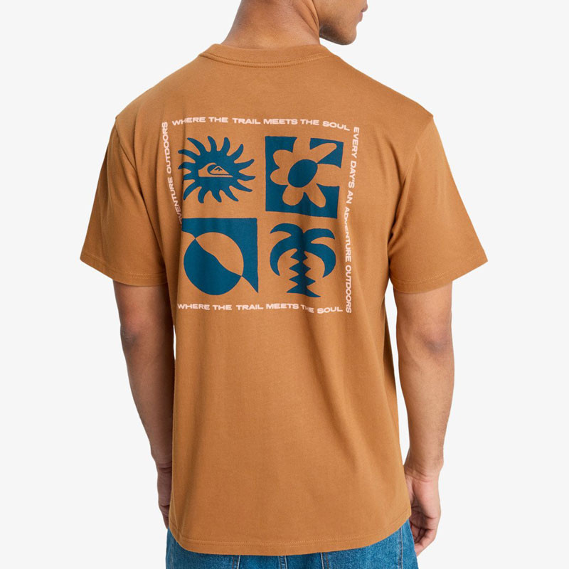 Camiseta Quiksilver: Evo Blossom Of Peace (Tobacco Brown)