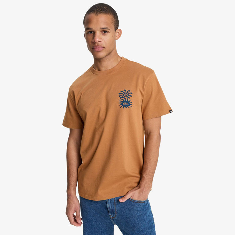 Camiseta Quiksilver: Evo Blossom Of Peace (Tobacco Brown)
