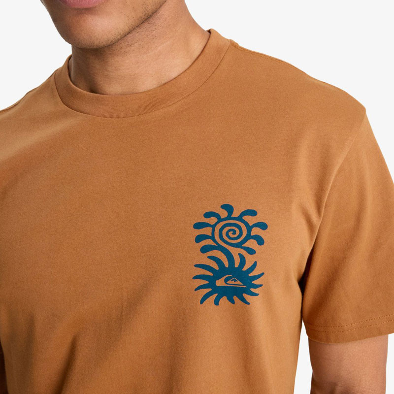 Camiseta Quiksilver: Evo Blossom Of Peace (Tobacco Brown)