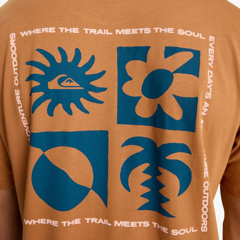 Camiseta Quiksilver: Evo Blossom Of Peace (Tobacco Brown)