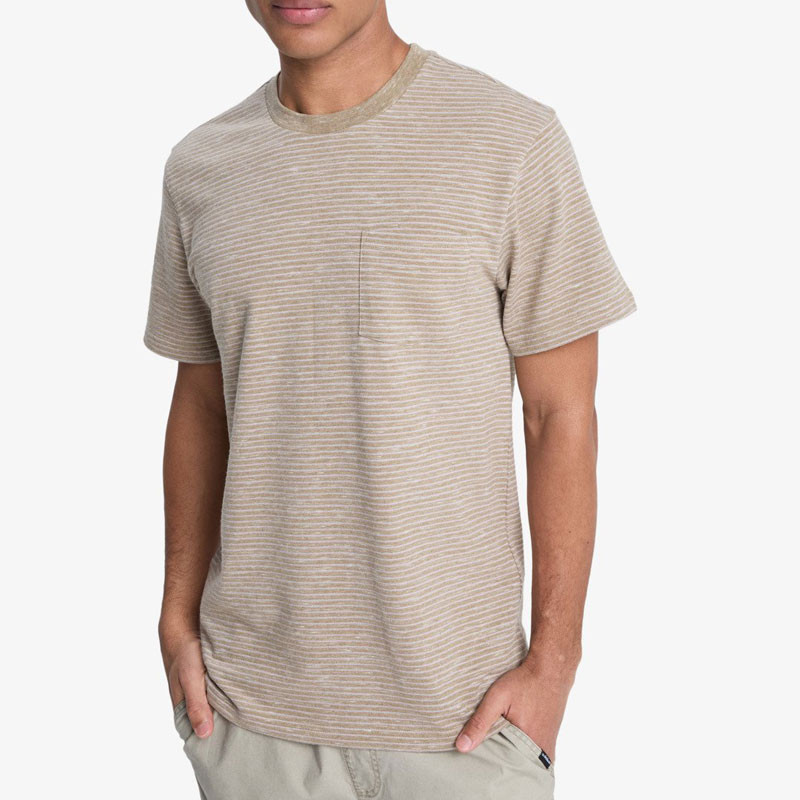 Camiseta Quiksilver: Lopaz Striped SS Pocket (Seneca Rock Lpz)