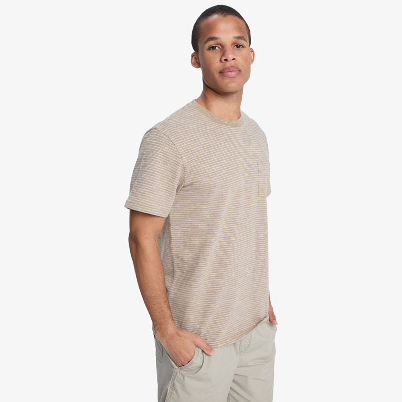 Camiseta Quiksilver: Lopaz Striped SS Pocket (Seneca Rock Lpz)