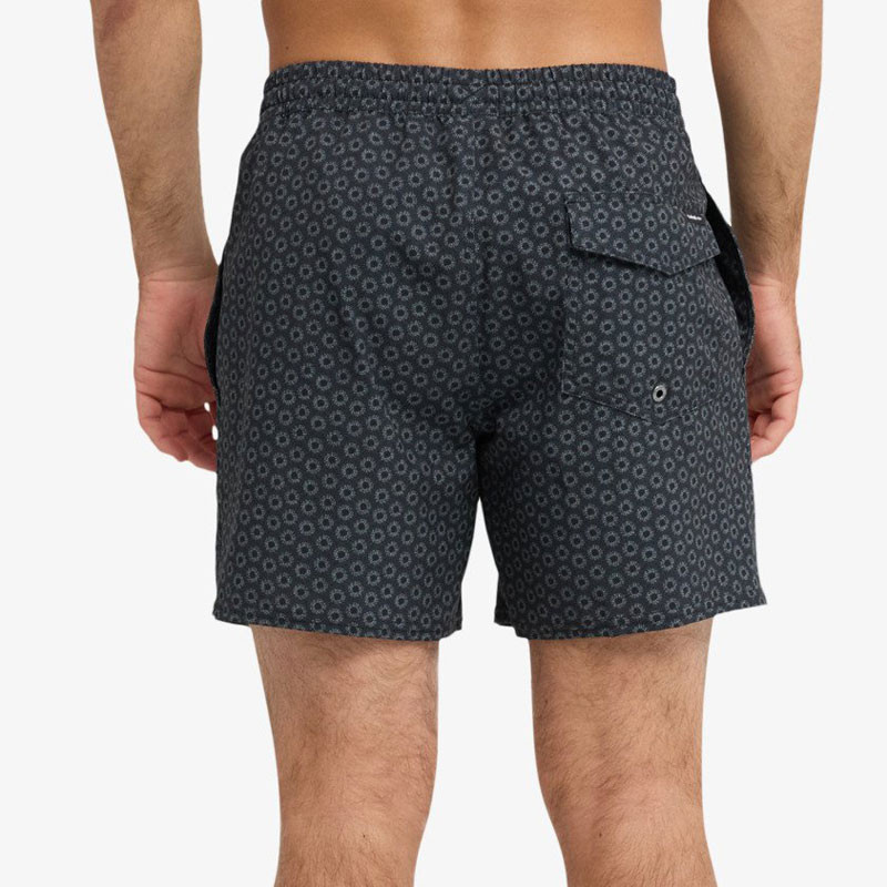 Bañador Quiksilver: Stretch Printed Volley 16 (Blk Mini Mayhm)