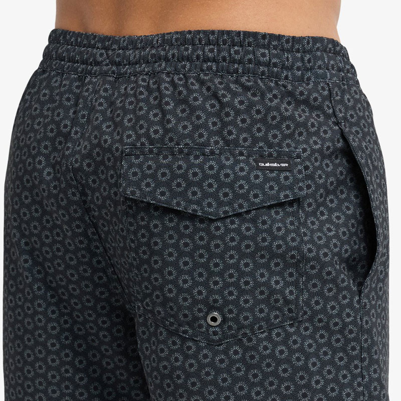 Bañador Quiksilver: Stretch Printed Volley 16 (Blk Mini Mayhm)
