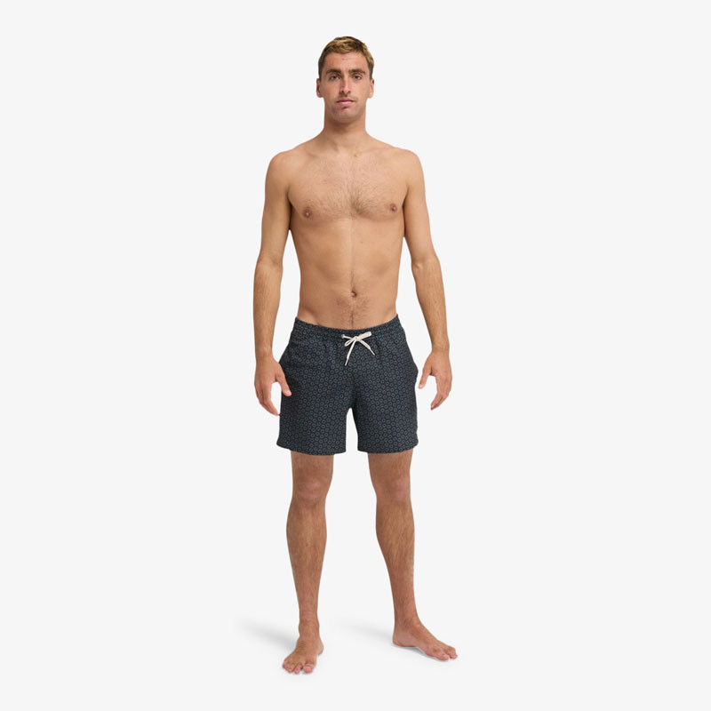 Bañador Quiksilver: Stretch Printed Volley 16 (Blk Mini Mayhm)