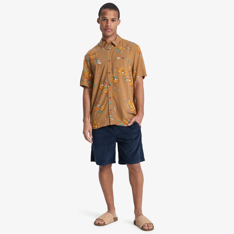 Bermuda Quiksilver: Taxer Cord Ws (Dark Navy)