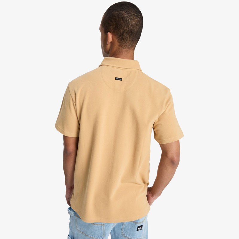 Polo Quiksilver: Mw Pique Polo (Khaki)