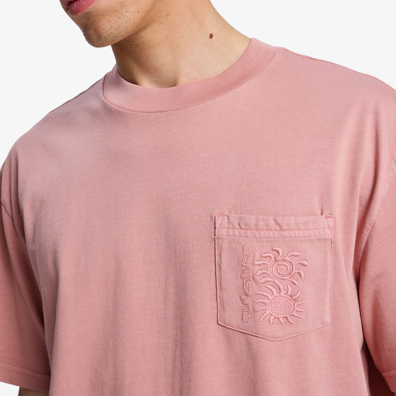 Camiseta Quiksilver: Oxni Washed SS Tee (Desert Sand)
