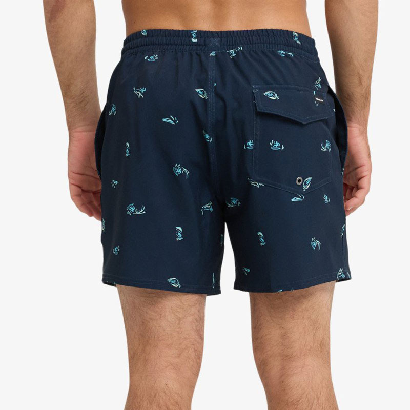 Bañador Quiksilver: Stretch Printed Volley 16 (Dk Ny Spc Out)