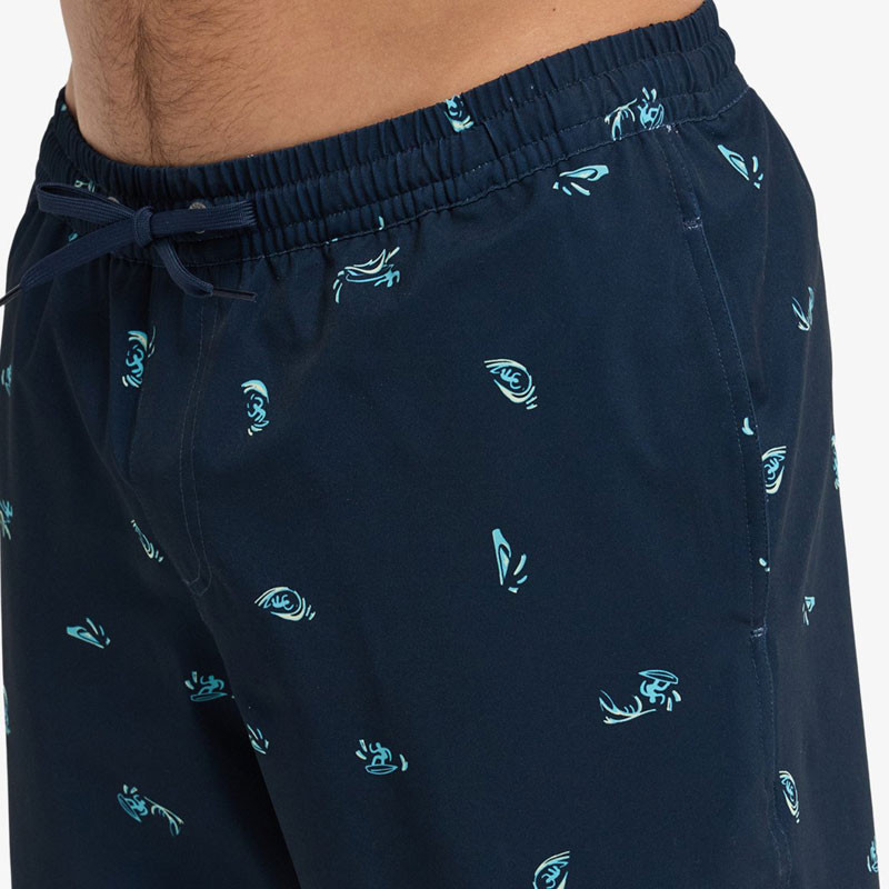 Bañador Quiksilver: Stretch Printed Volley 16 (Dk Ny Spc Out)