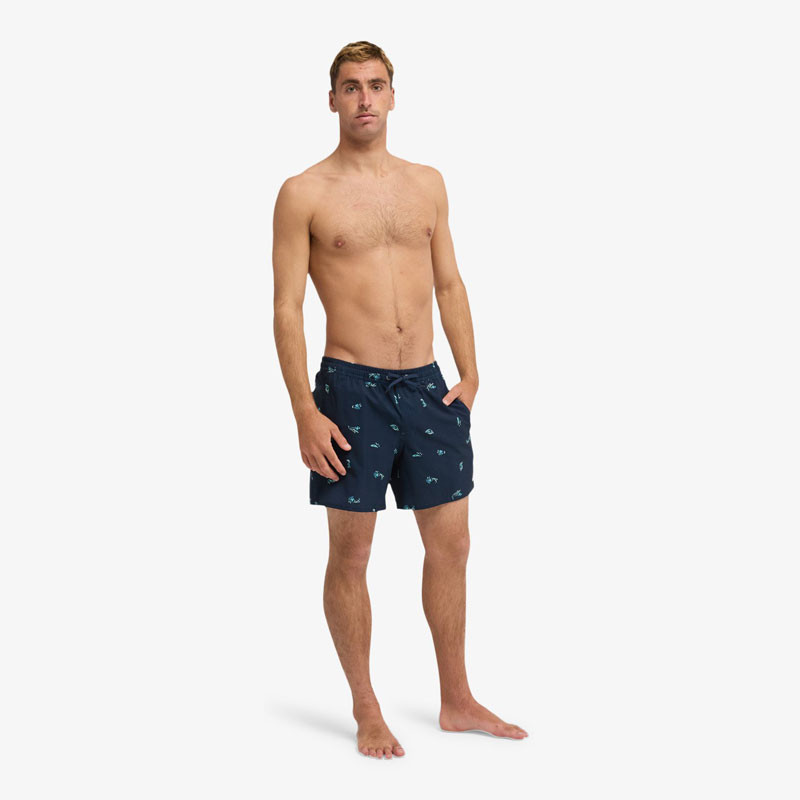 Bañador Quiksilver: Stretch Printed Volley 16 (Dk Ny Spc Out)