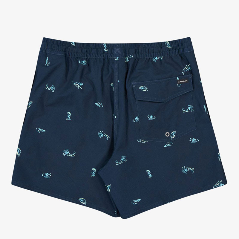 Bañador Quiksilver: Stretch Printed Volley 16 (Dk Ny Spc Out)