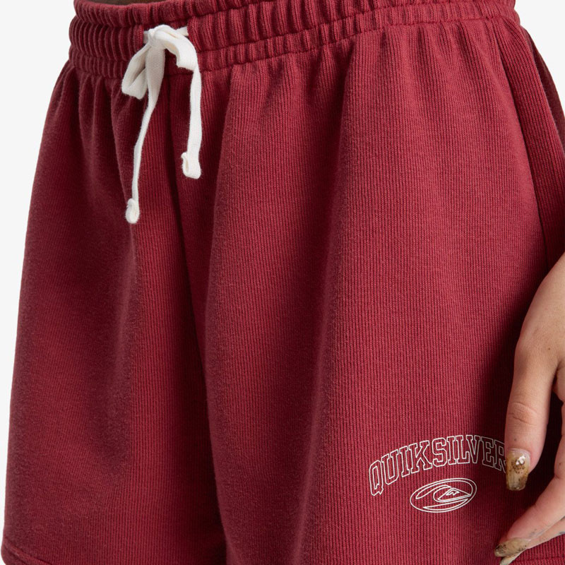 Bermuda Quiksilver: Bolea Fleece Short (Burnt Russet)