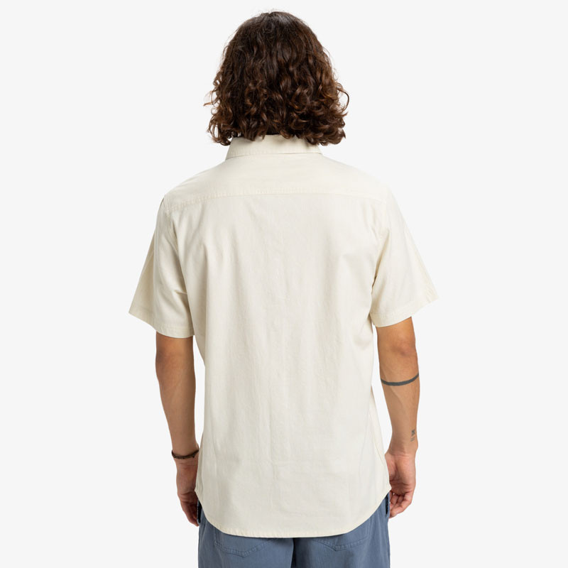 Camisa Quiksilver: Mw Premium Stretch SS (Bone White)