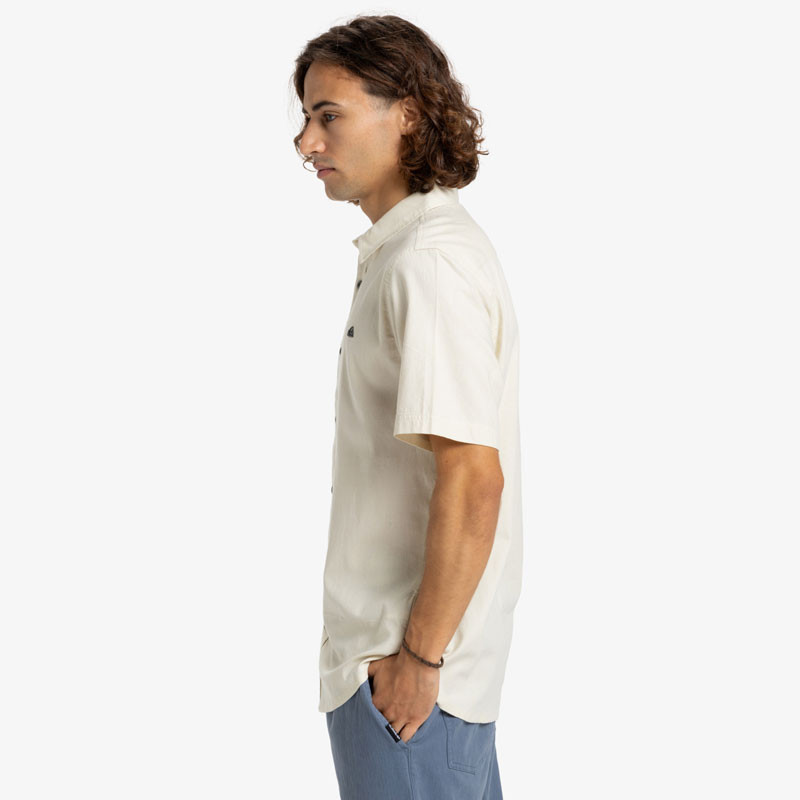 Camisa Quiksilver: Mw Premium Stretch SS (Bone White)