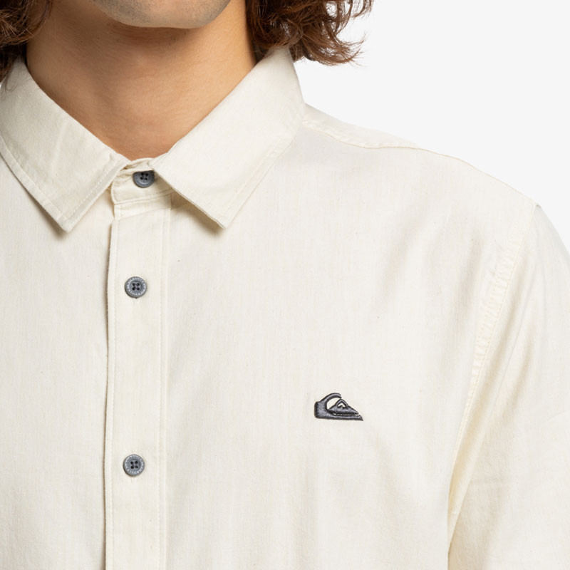 Camisa Quiksilver: Mw Premium Stretch SS (Bone White)