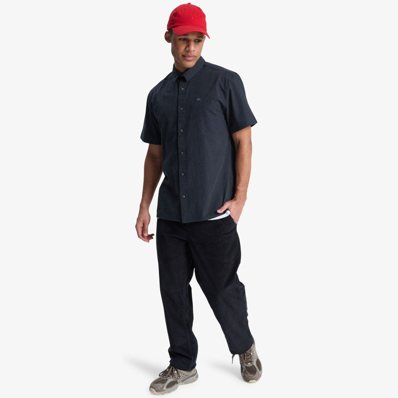 Camisa Quiksilver: Mw Premium Stretch SS (Black)