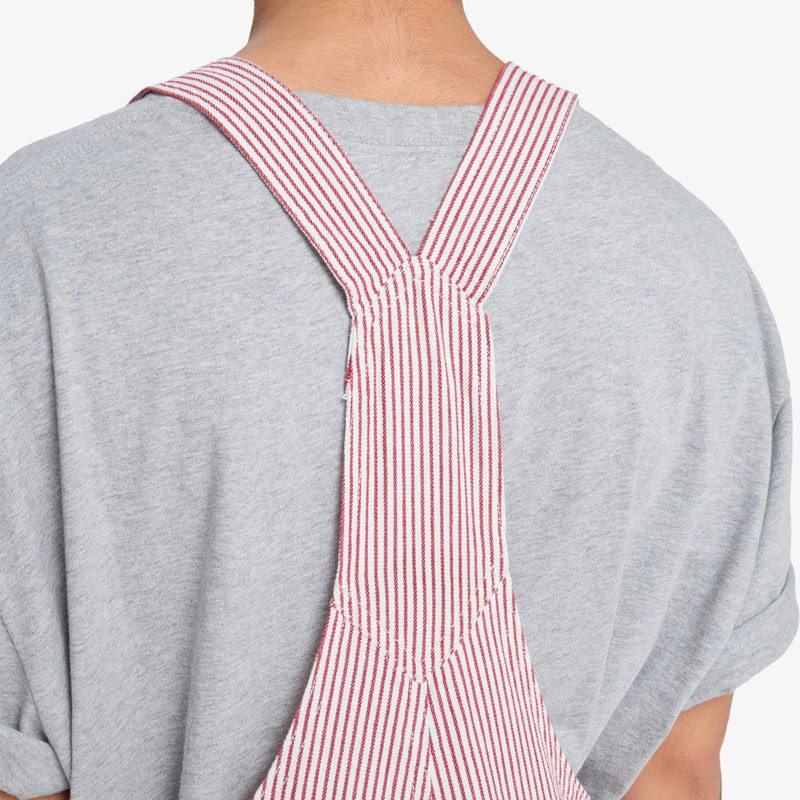 Pantalón Quiksilver: Angua Stripes Dungaree (Burnt Russet Strp)