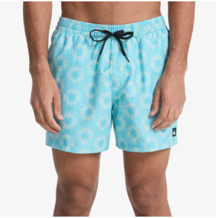 Bañador Quiksilver: Everyday Printed Volley 15 (Aqua Ocean My)