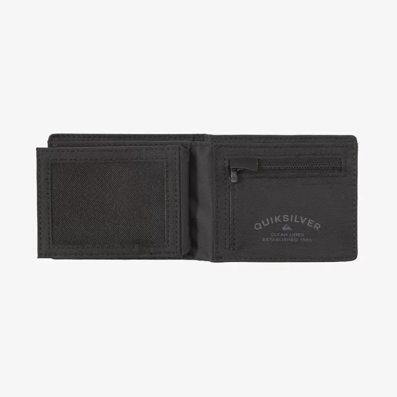 Cartera Quiksilver: Stitchy 3 (Black Black)