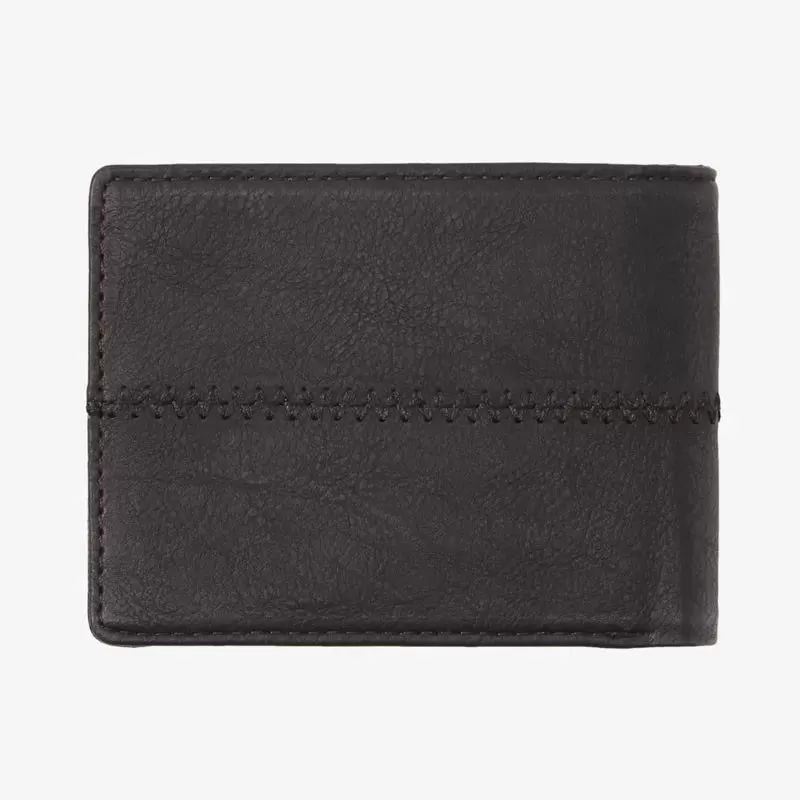 Cartera Quiksilver: Stitchy 3 (Black Black)