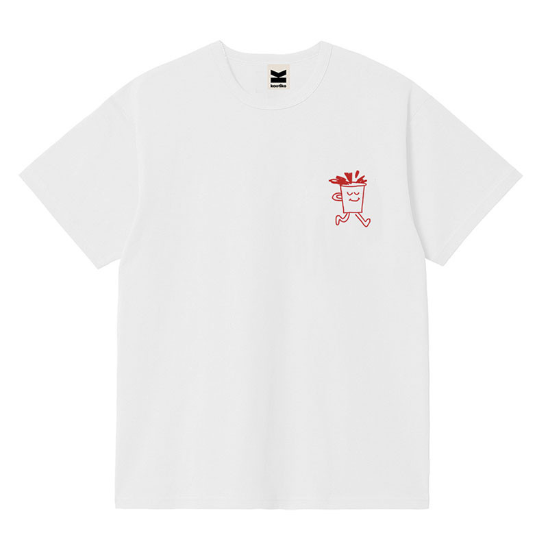 Camiseta Kaotiko: MC Barista Organic Cotton (White)