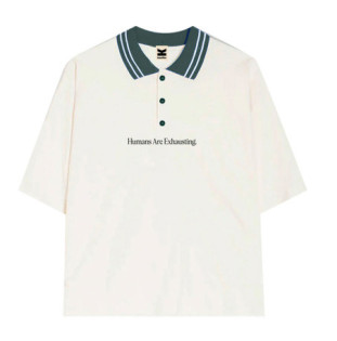 Polo Kaotiko: Polo Humans Are Exhausting (White)